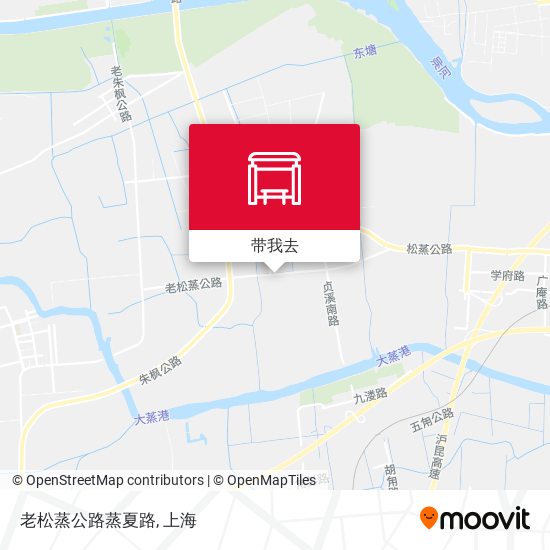 老松蒸公路蒸夏路地图