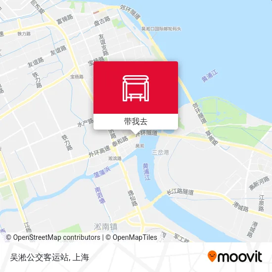 吴淞公交客运站地图