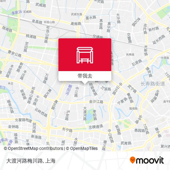 大渡河路梅川路地图