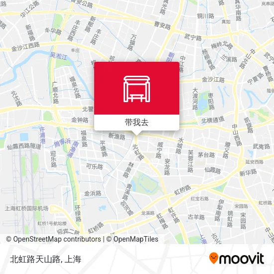 北虹路天山路地图