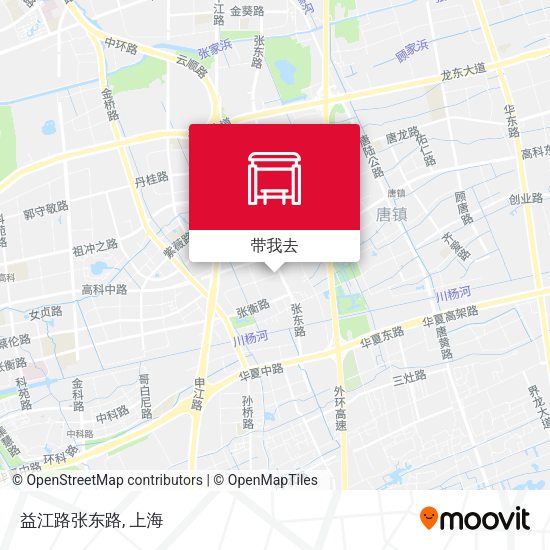 益江路张东路地图