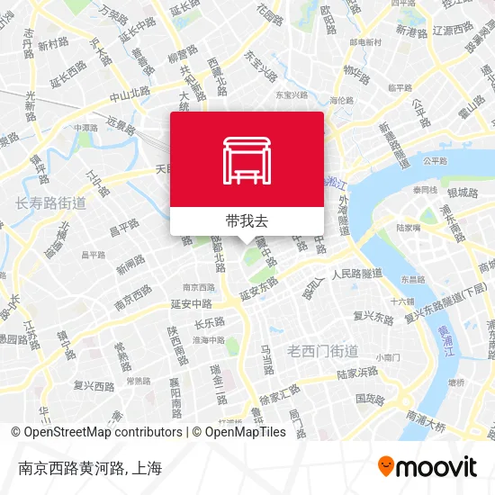 南京西路黄河路地图