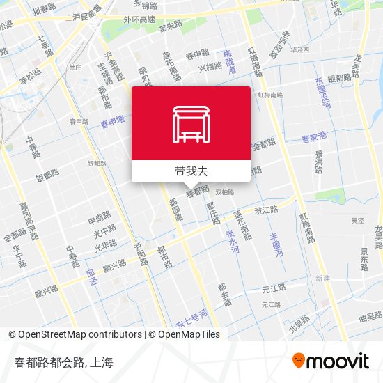 春都路都会路地图