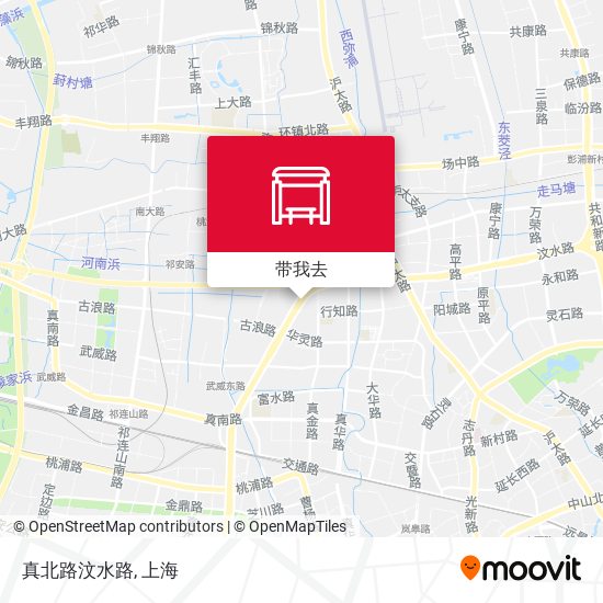 真北路汶水路地图