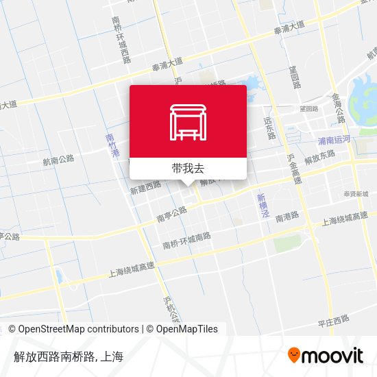 解放西路南桥路地图