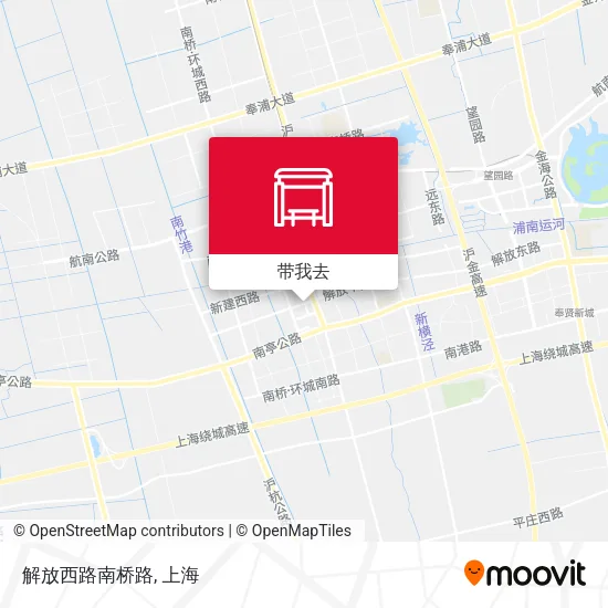 解放西路南桥路地图