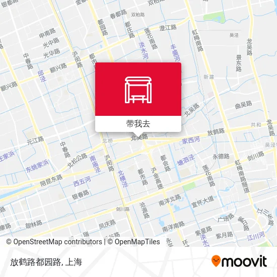 放鹤路都园路地图