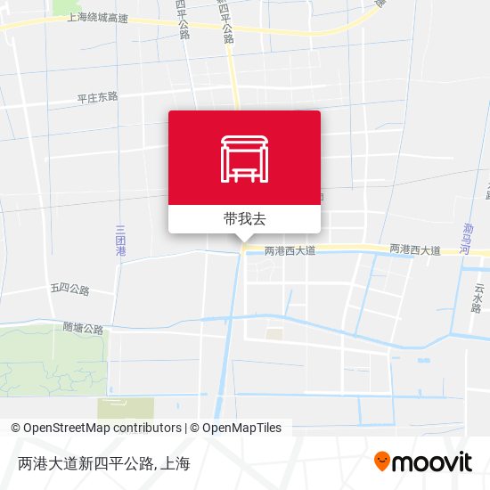 两港大道新四平公路地图