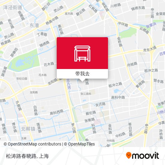 松涛路春晓路地图