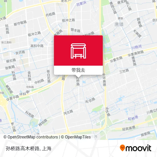 孙桥路高木桥路地图