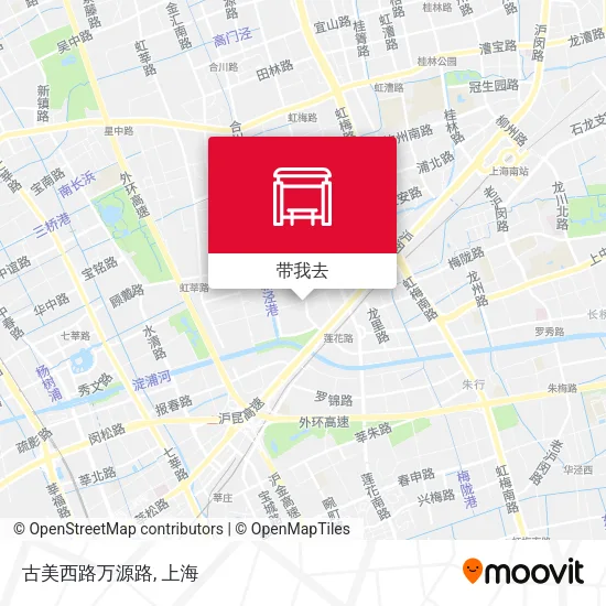 古美西路万源路地图