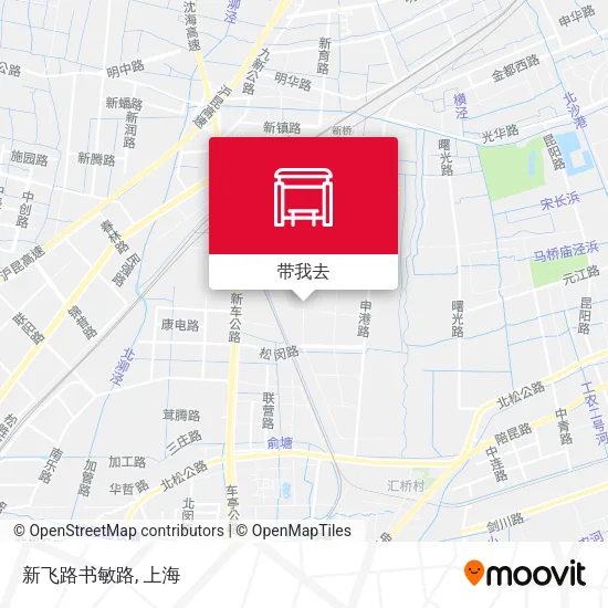 新飞路书敏路地图
