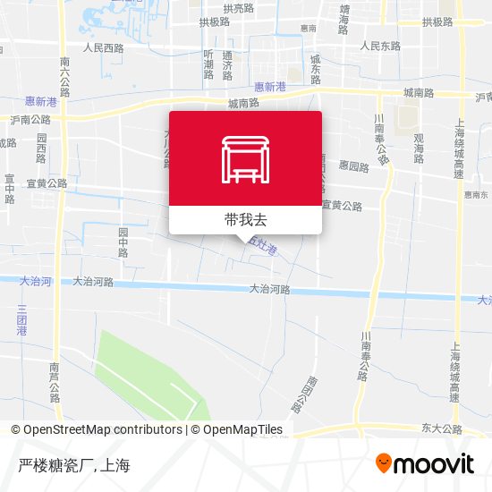 严楼糖瓷厂地图