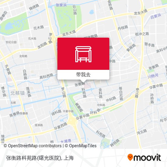 张衡路科苑路(曙光医院)地图