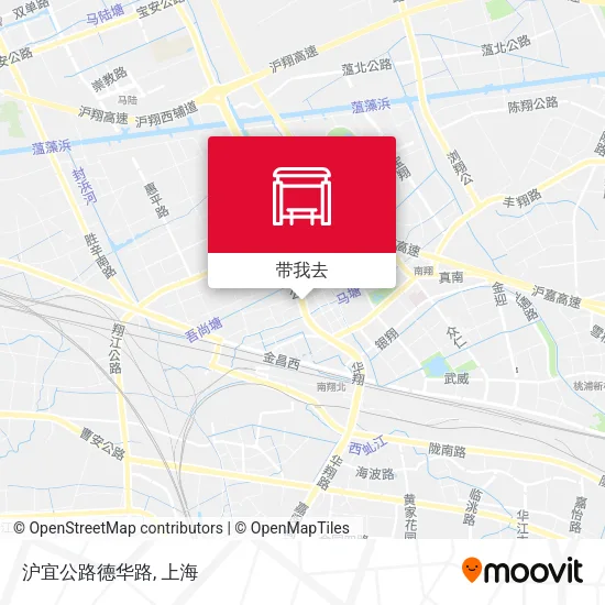 沪宜公路德华路地图