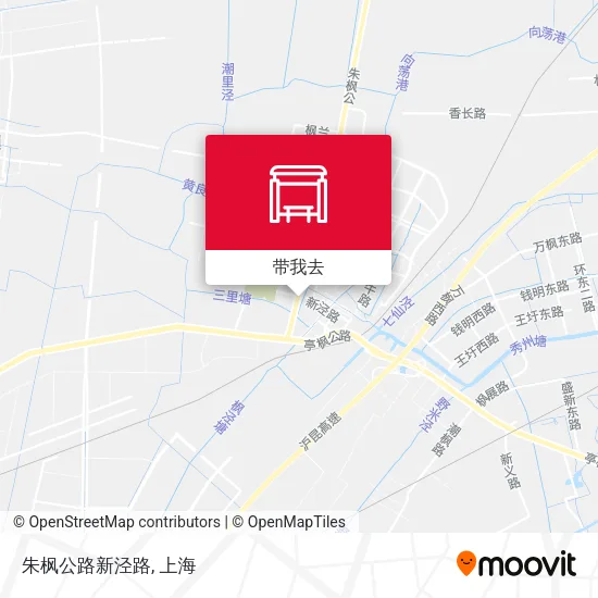 朱枫公路新泾路地图