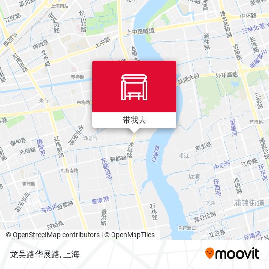龙吴路华展路地图