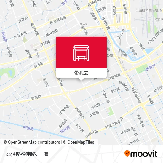 高泾路徐南路地图