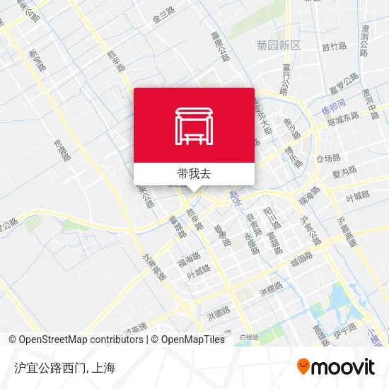 沪宜公路西门地图