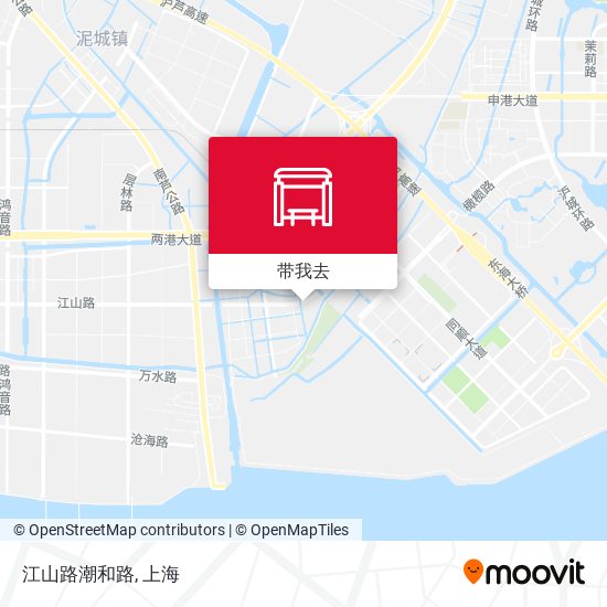 江山路潮和路地图