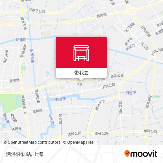 泗泾轻轨站地图