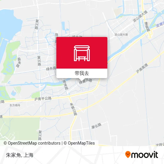 朱家角地图
