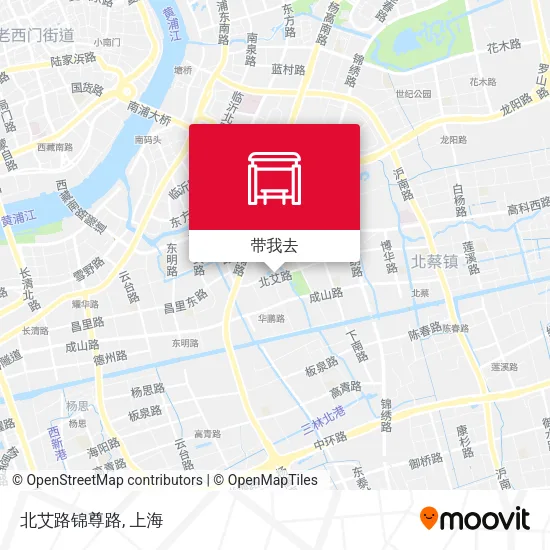 北艾路锦尊路地图