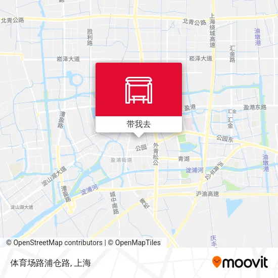 体育场路浦仓路地图