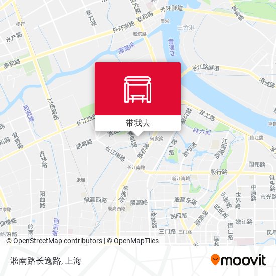 淞南路长逸路地图