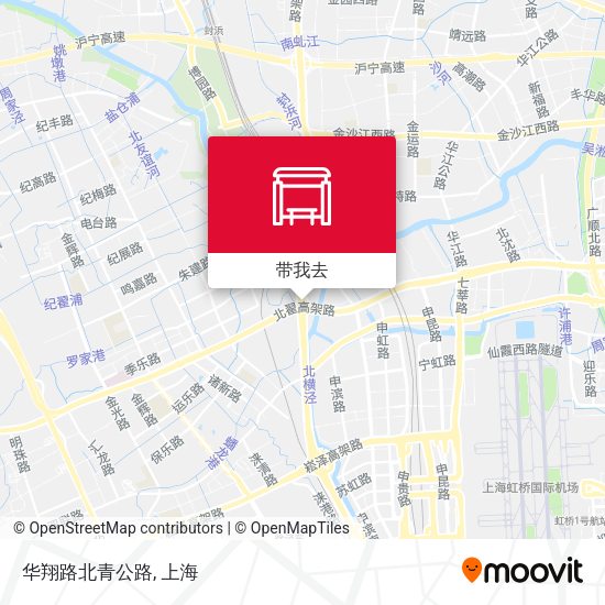 华翔路北青公路地图