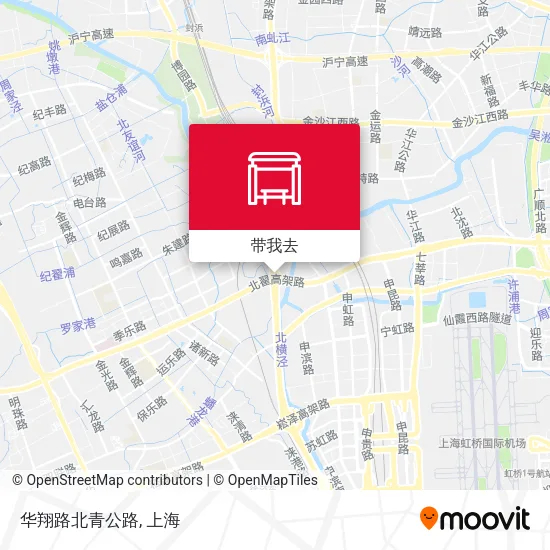 华翔路北青公路地图