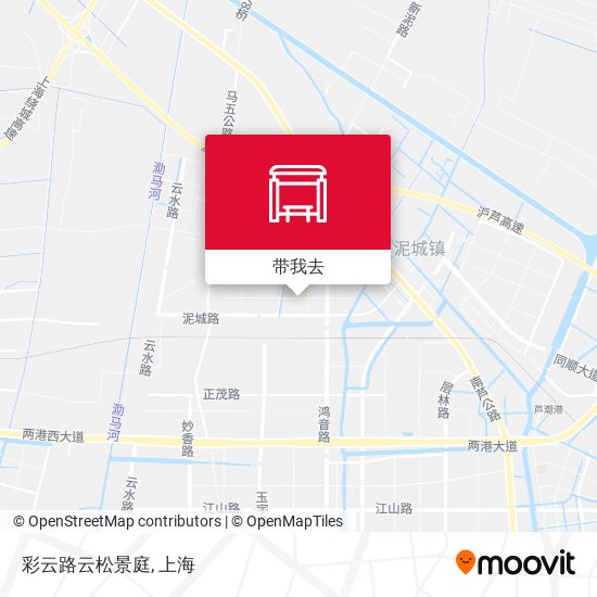 彩云路云松景庭地图