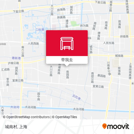 城南村地图