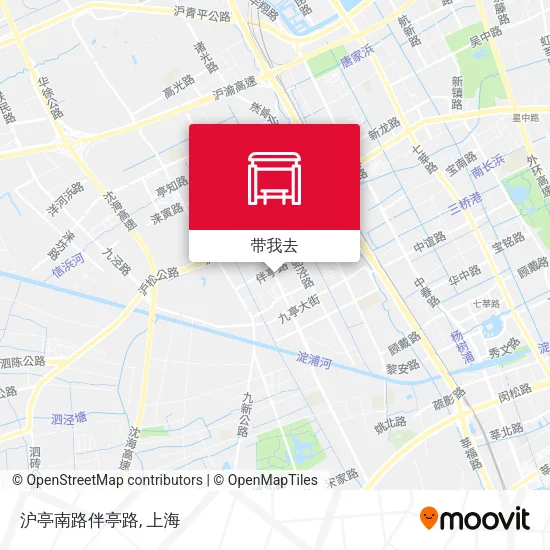 沪亭南路伴亭路地图