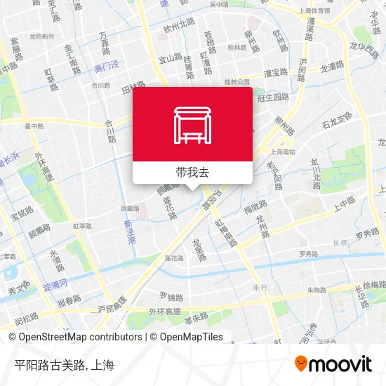 平阳路古美路地图