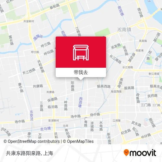 共康东路阳泉路地图