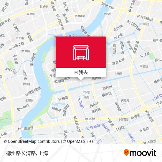 德州路长清路地图