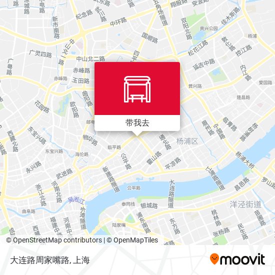大连路周家嘴路地图
