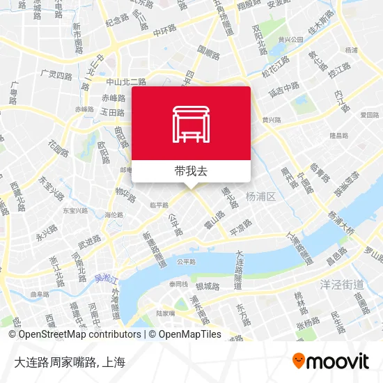 大连路周家嘴路地图