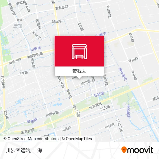 川沙客运站地图