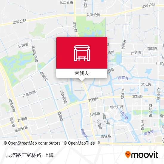 辰塔路广富林路地图