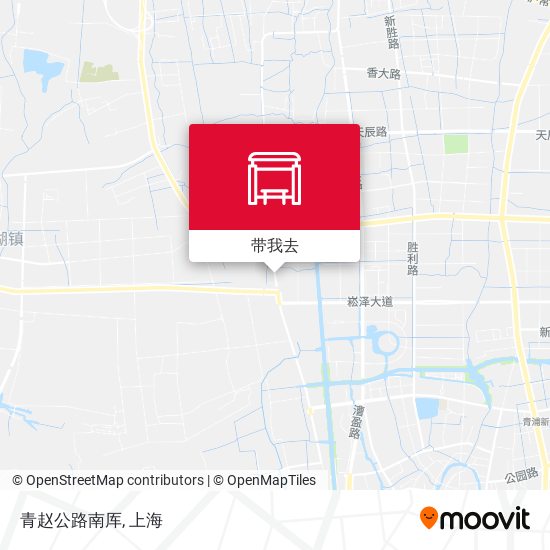 青赵公路南厍地图