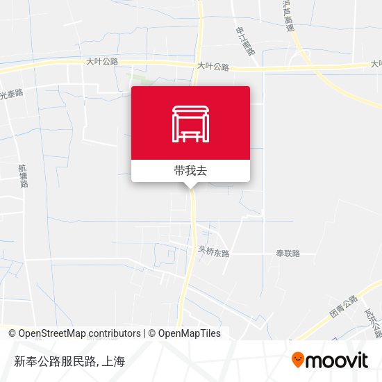 新奉公路服民路地图