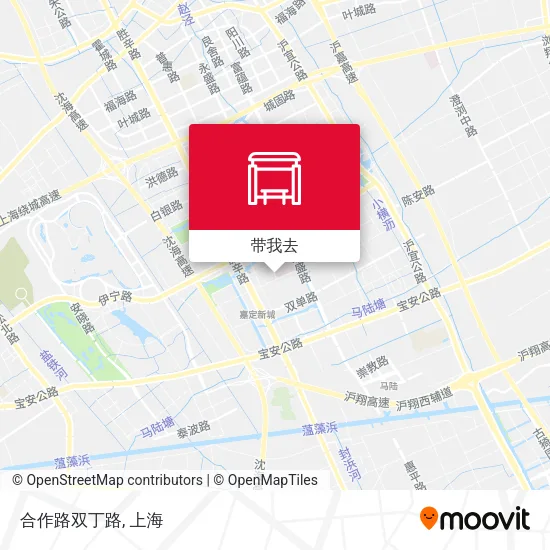 合作路双丁路地图