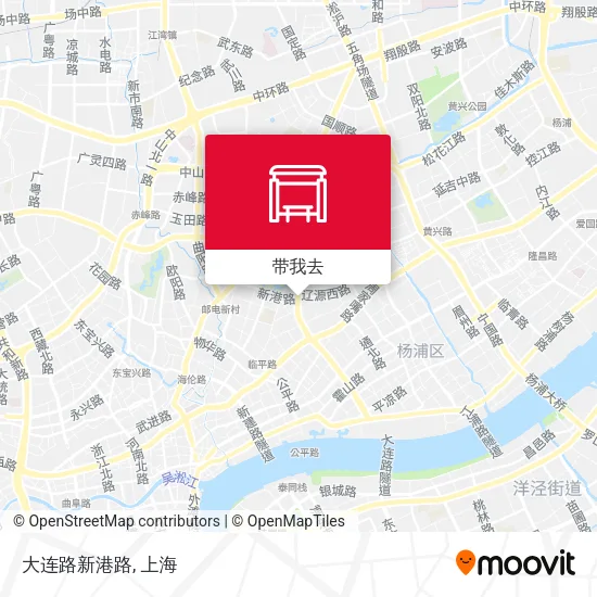 大连路新港路地图