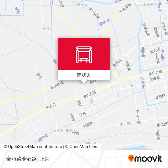 金瓯路金石路地图