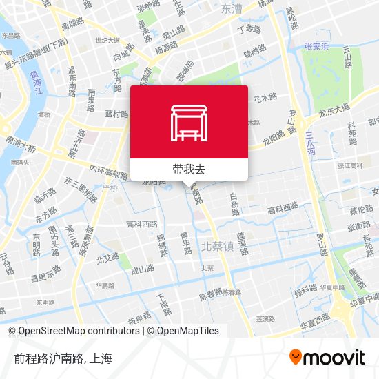 前程路沪南路地图