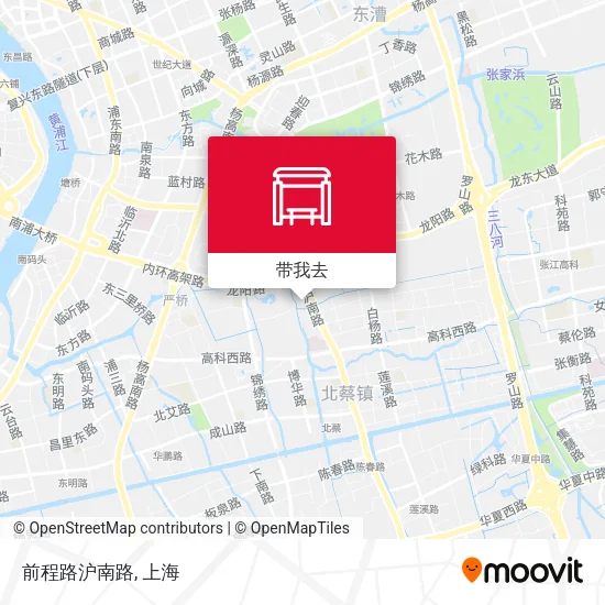 前程路沪南路地图