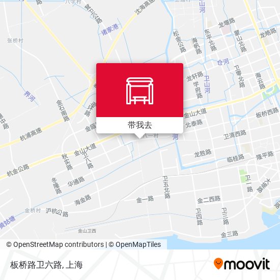 板桥路卫六路地图