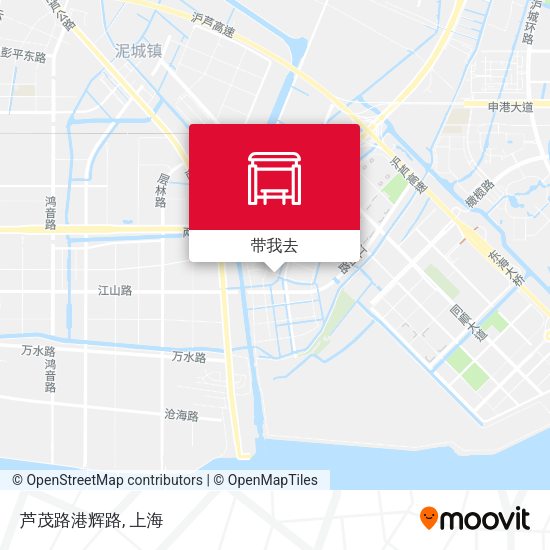 芦茂路港辉路地图